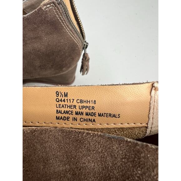 KORKS Kork-Ease Wedge Brown Suede Leather Boot Bootie Women’s Size 9.5 - Picture 9 of 9
